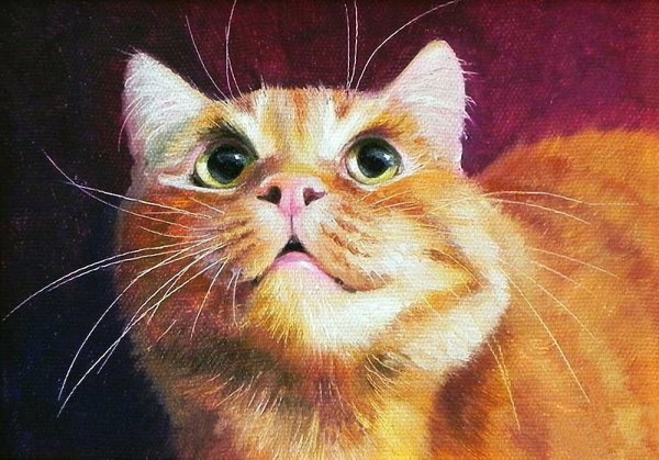 Рыжие коты в живописи