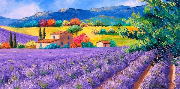Ван Гог Лавандовые поля