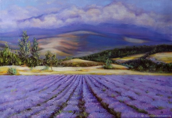 Живопись Крымская Лаванда Карликанов