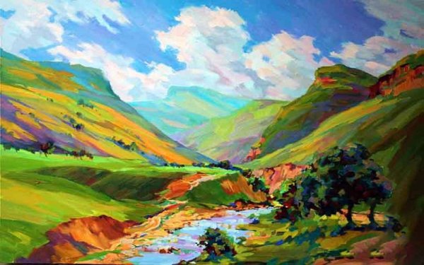 Горные пейзажисты Узбекистана