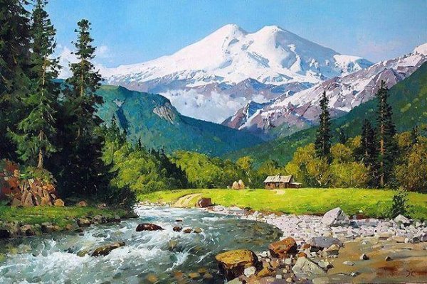Федоров Владимир художник горы Домбая