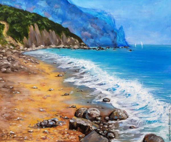 Море картины маслом Архипо Осиповка