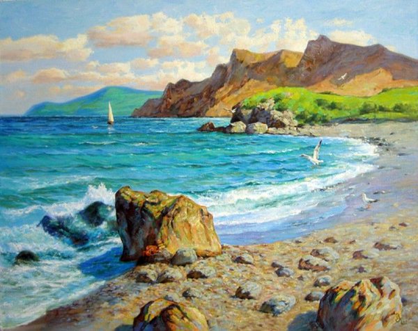 Море Коктебель картина