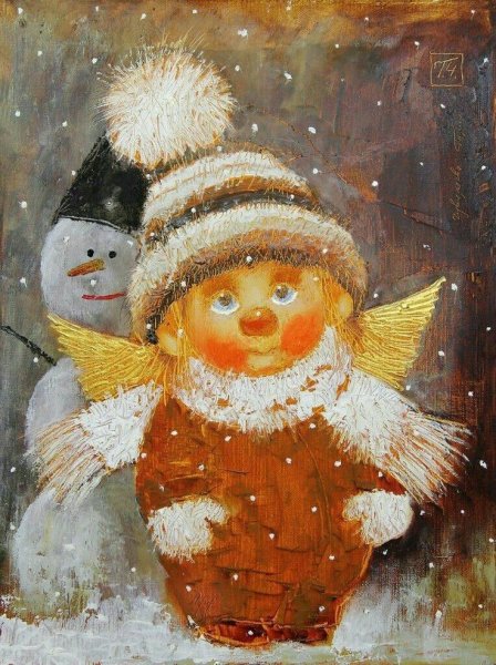 Зимние ангелы Галины чувиляевой