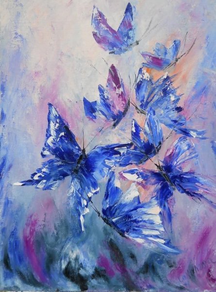 Бабочки живопись