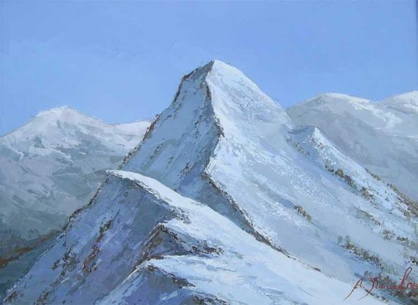 Картина горные вершины