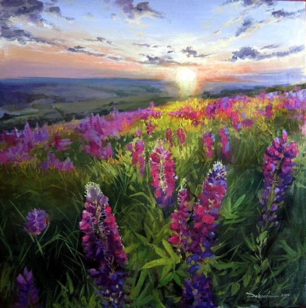 Ольга Базанова полевые цветы