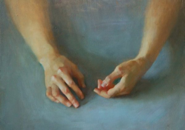 Кисти рук маслом