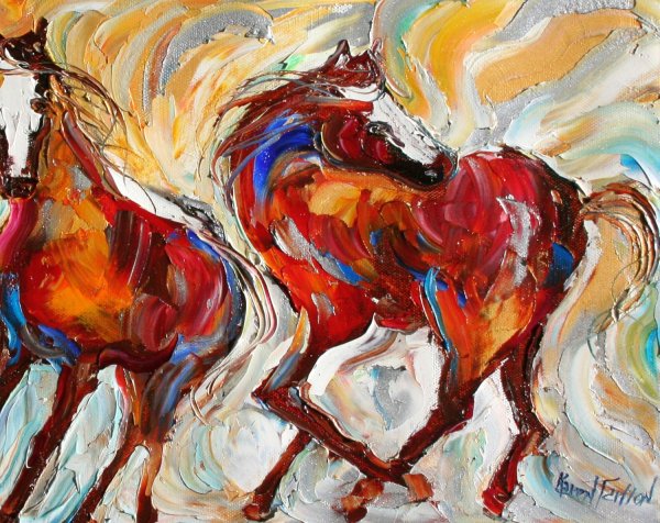 Карен Тарлтон художник лошади