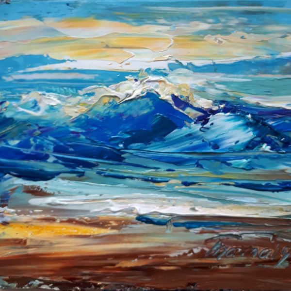 Пейзаж масляными красками