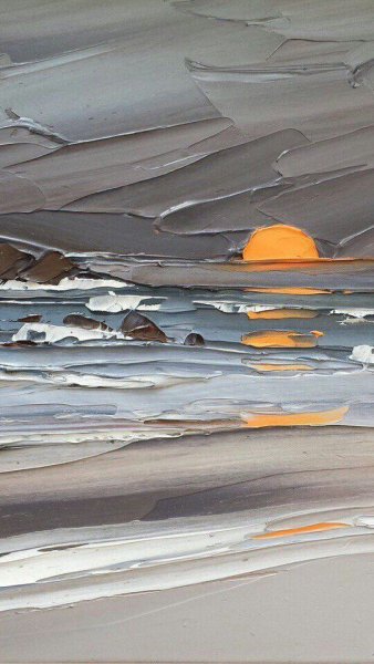 Пейзаж маслом мазками