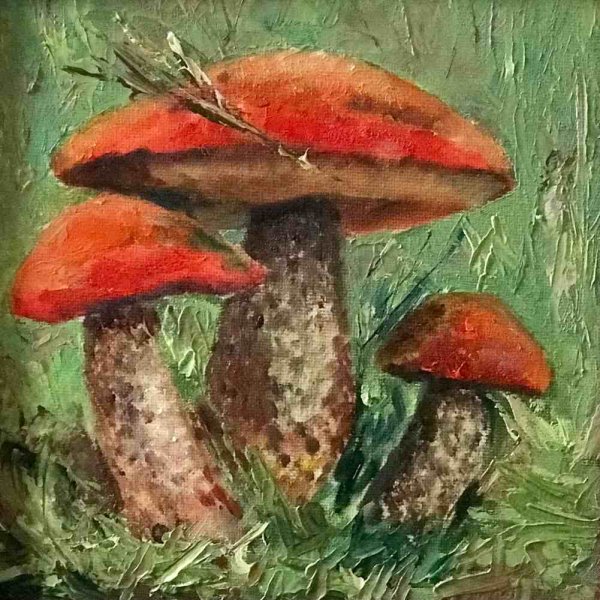 Картина Шишкина мухоморы