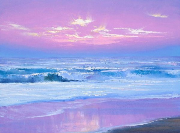 Пейзаж в пастельных тонах