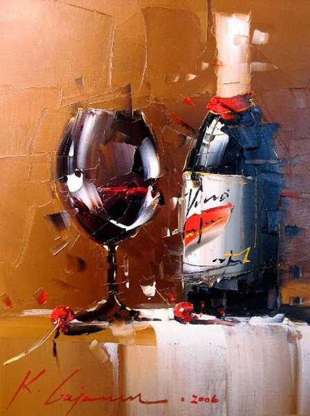 Картины мастихином Kai Gajoum