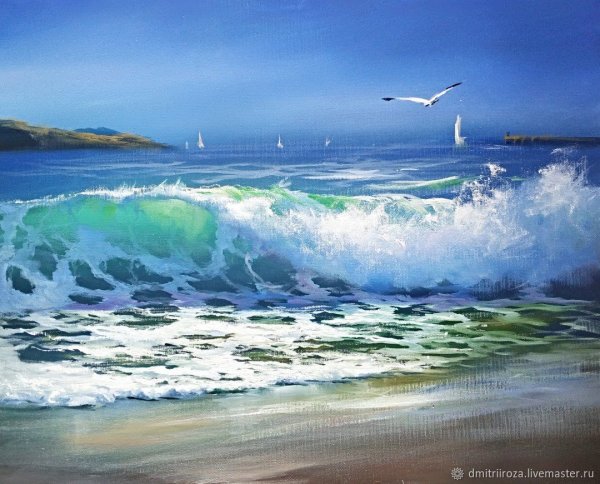 Дмитрий Спарос море картины