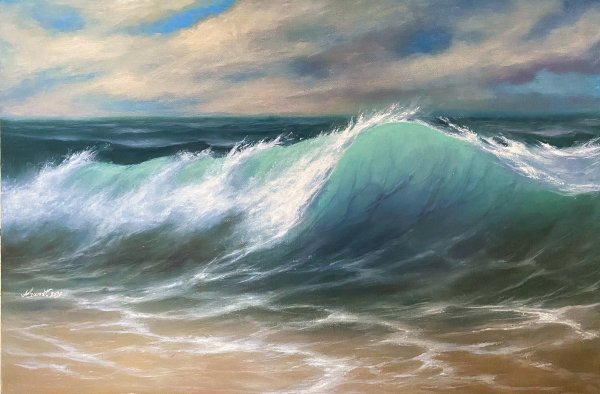 Волны на картинах художников