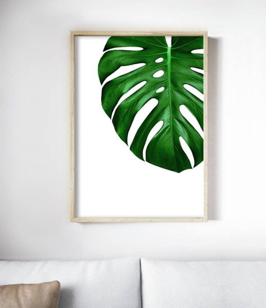 Monstera Leaf Print,
