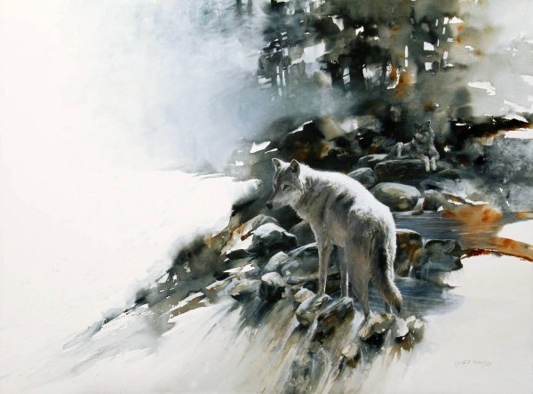 Morten e Solberg художник акварелист