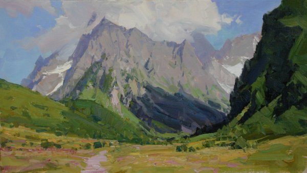 Живопись горы Александр Бабич