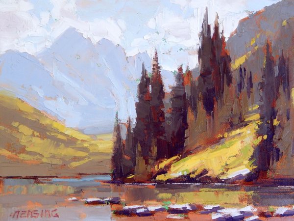 Масло живопись Дэвид Менсинг