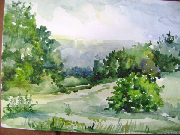 Световоздушная перспектива пленэр