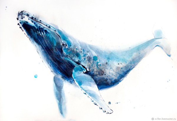 Картина акрилом кит