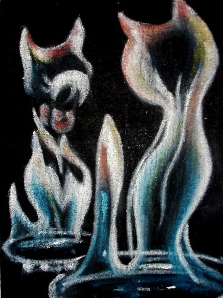 Живопись на черном бархате