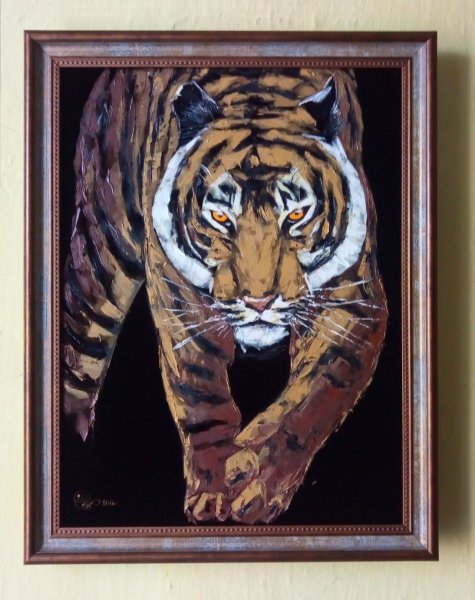 Тигр картина