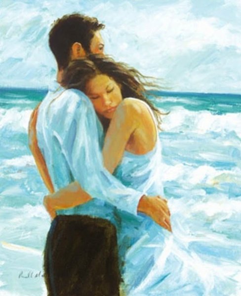 Картины двое у моря