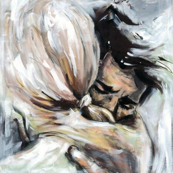 Объятия акварель