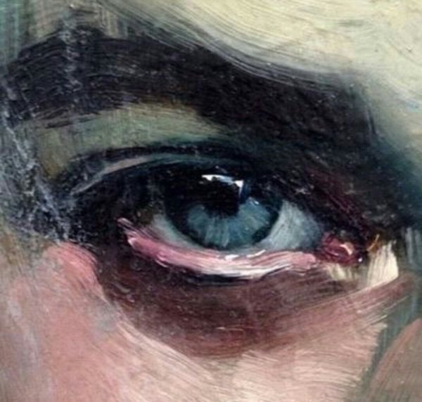 Глаза маслом живопись