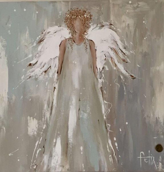 Ангел картина маслом
