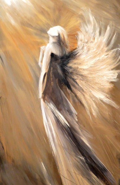 Ангел картина маслом