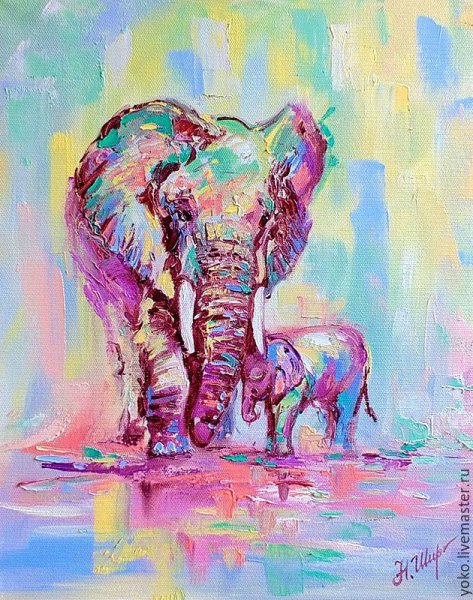 Слон маслом Наталья Юршина