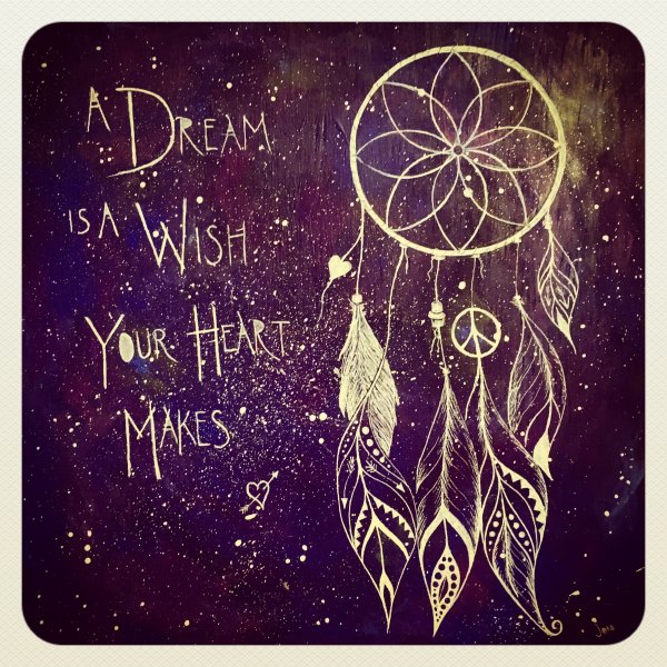 Ловец снов акварель