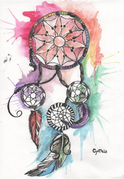 Ловец снов с цветами