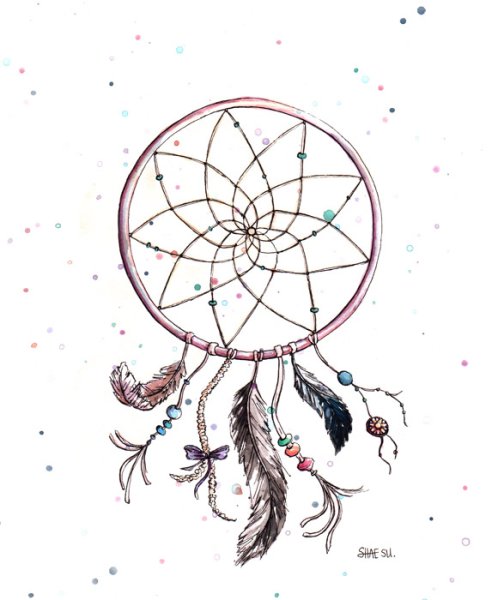 Ловец снов нарисованный