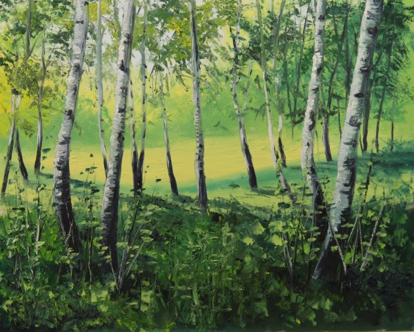 Картина "береза"
