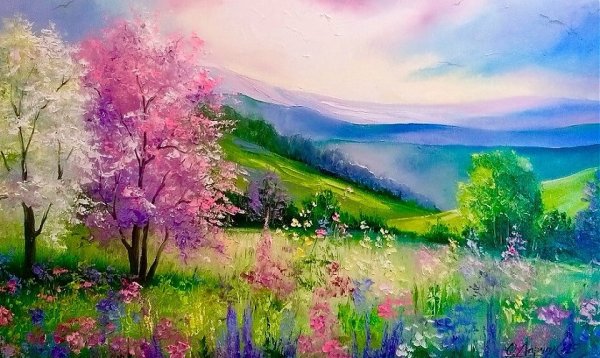 Ольга Дарчук картины горы