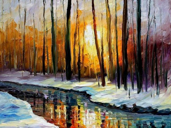 Леонид Афремов зима