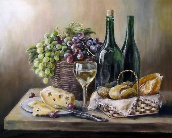 Ольга Воробьева натюрморт с фруктами