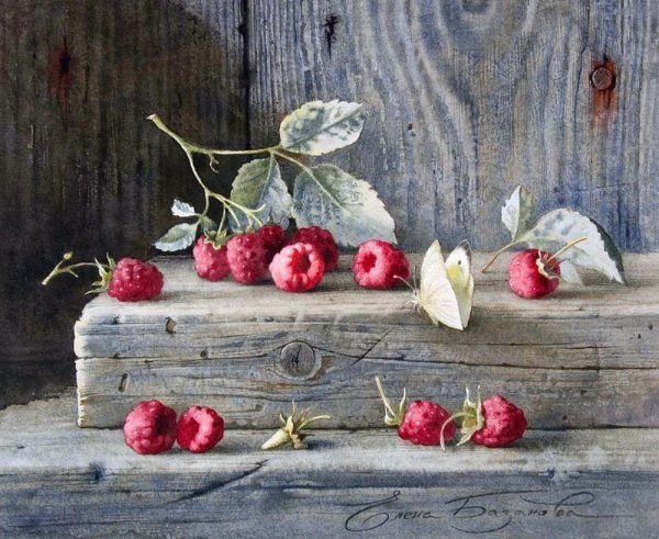 Натюрморт живопись художник Елена Базанова