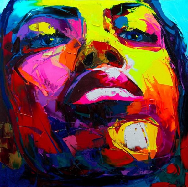 Франсуаза Нилли картины мастихином