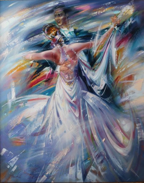 Танец живопись Аллен Бентли