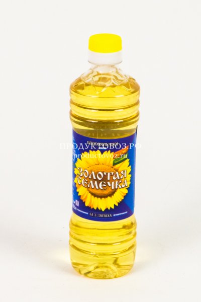 Кубанская семечка масло подсолнечное рафинированное 1л