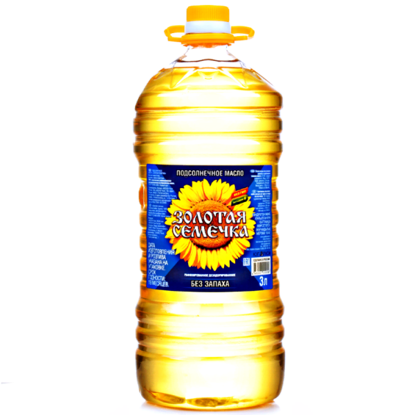 Масло подсолнечное Золотая семечка 0.5 л