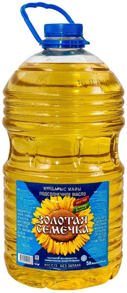 Масло подсолнечное "семейное масло" 5л.