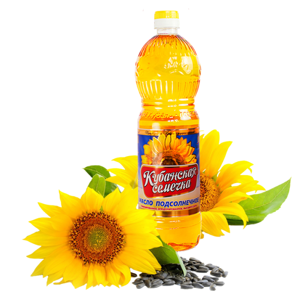 Масло подсолнечное Золотая семечка рафинированное 1л