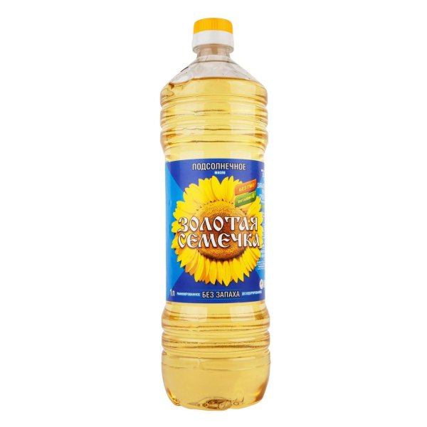 Масло подсолнечное Золотая семечка 1 л