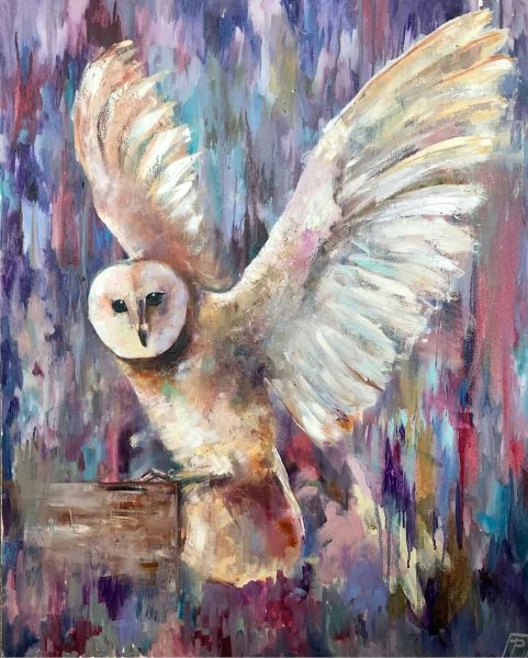 Картина Натальи Ширяевой Сова